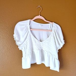 BP Babydoll Cropped Top